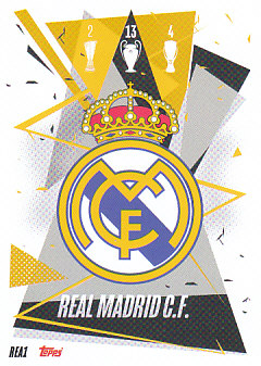 Team Badge Real Madrid 2020/21 Topps Match Attax CL Team Badge #REA01